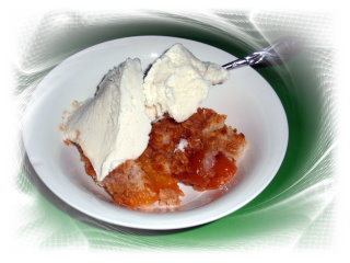 Peach Cobbler In a Jar