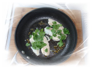 Tilapia & Capers with Cilantro