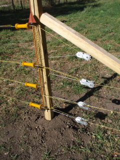 Electric fence gate